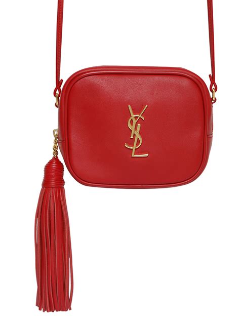 ysl monogram blogger leather shoulder bag|ysl monogram shoulder bag.